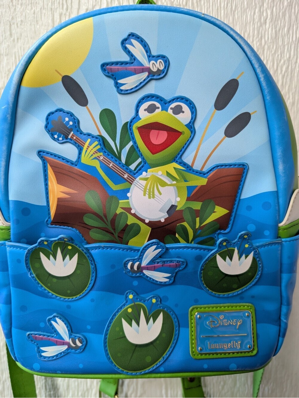 Rare Loungefly The Muppets Rainbow Connection Kermit Mini Backpack - Picture 2 of 9